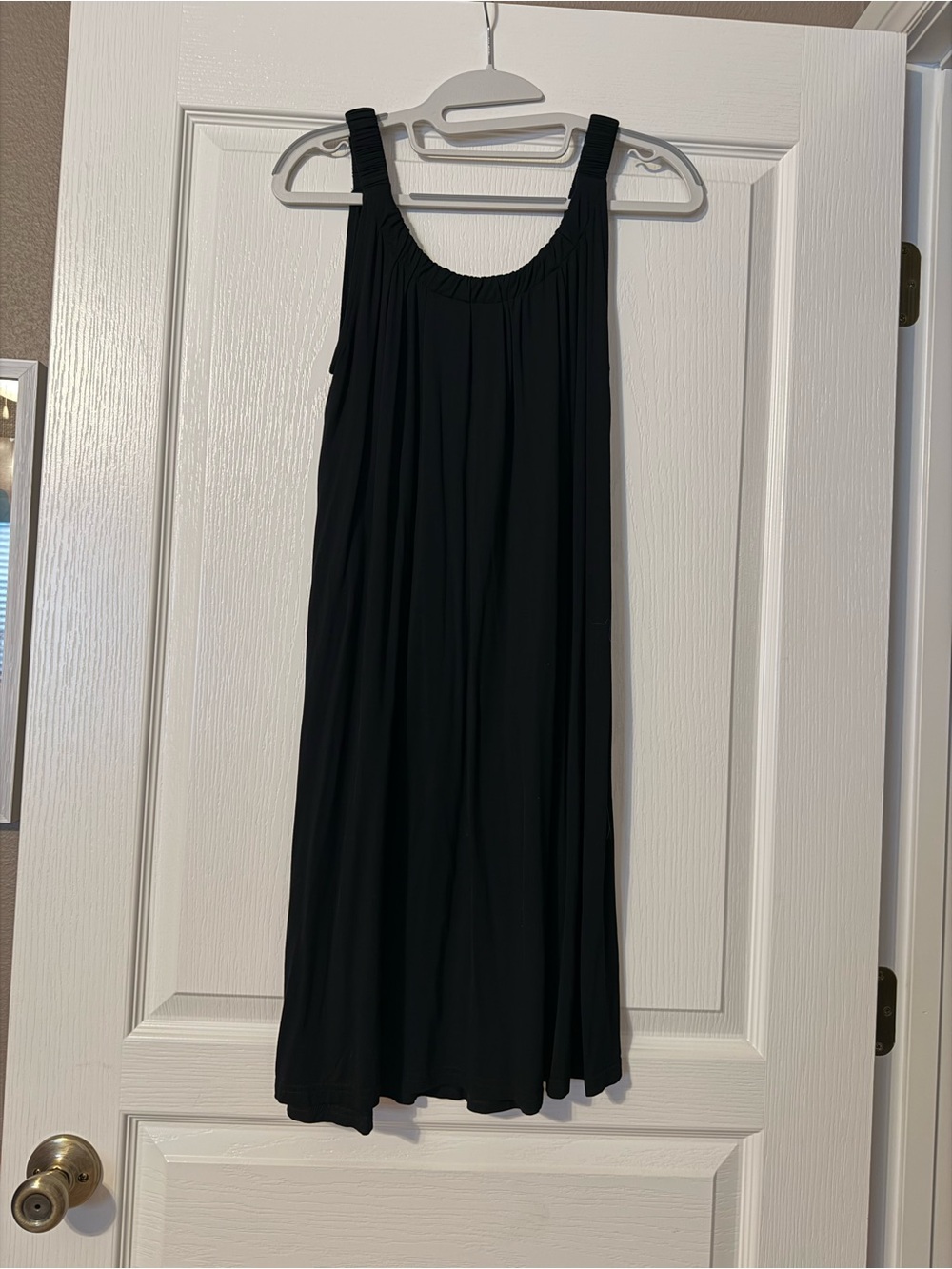Black Sleeveless A-Line Women's Dress